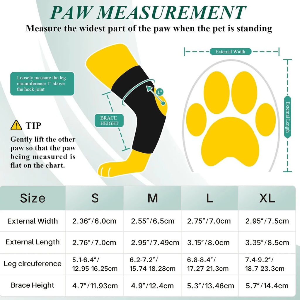 Dog Foot Brace Breathable Integrated Abrasion Proof Non Slip Sole Bottom Dog Boot Foot Protector for Outdoor