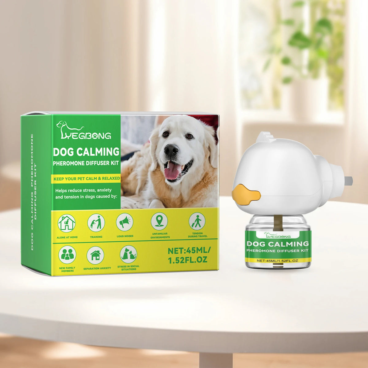 Dog Calming Diffuser Kit Relaxing anti Anxiety Relief New Environment Stress Preventing Urinary Incontinence Pet Soothing Liquid