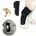 Dog Leg Brace for Knee Sprains Recovery - 1 Piece Preventative Chew and Licking Support Sleeve for Hock Joint Protection