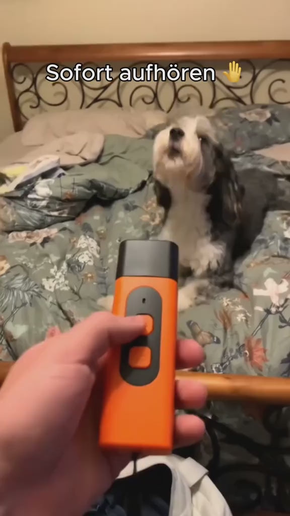 Ultrasonic dog driver .One Click. Less Barking. More Peace.